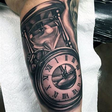 black and white traditional hourglass tattoo|59 Hourglass Tattoo Designs